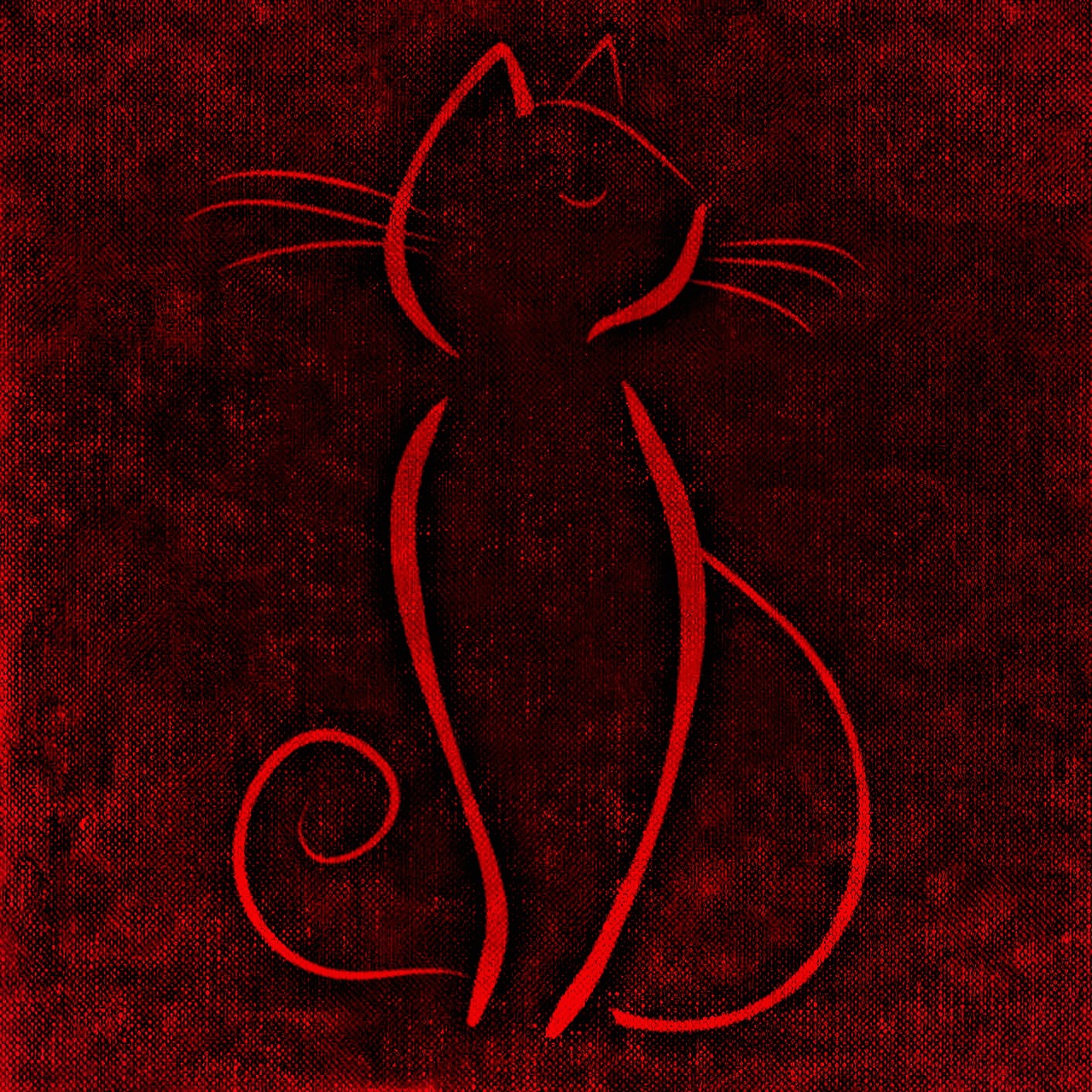 cat background image canvas free photo