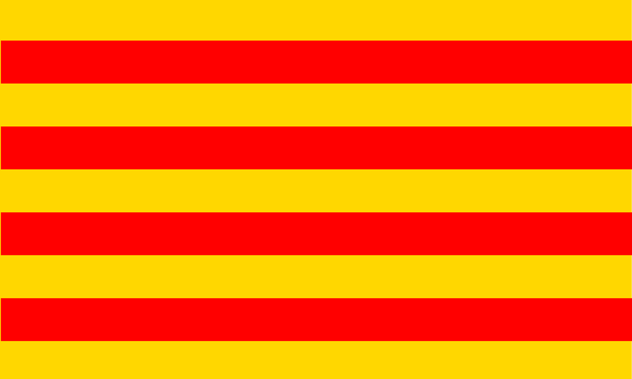 catalonia flag patriotism free photo