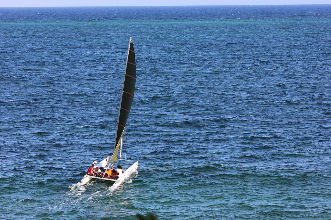 catamaran sea kenya free photo