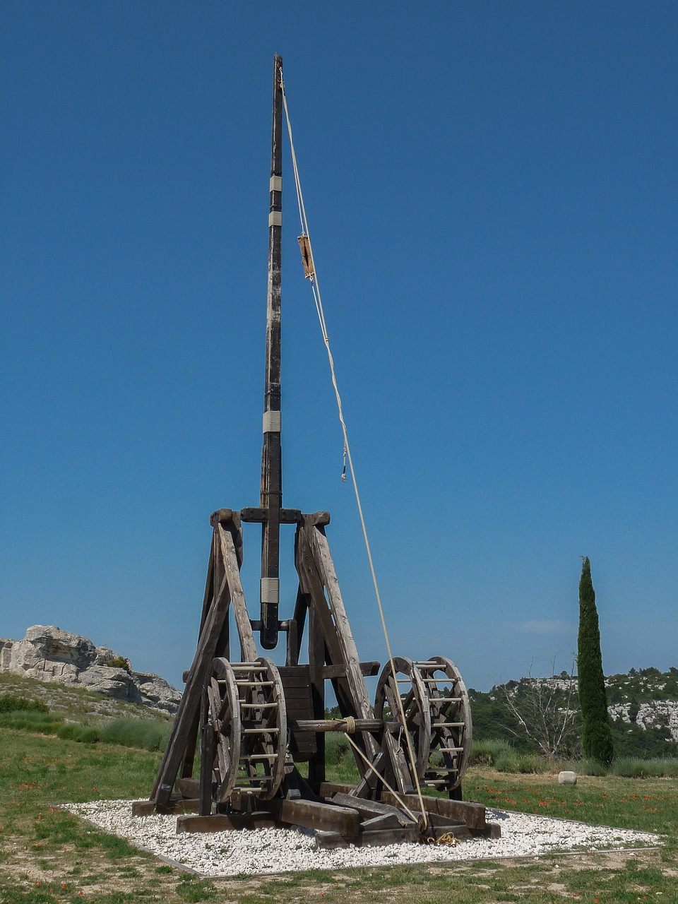 catapult weapon middle ages free photo