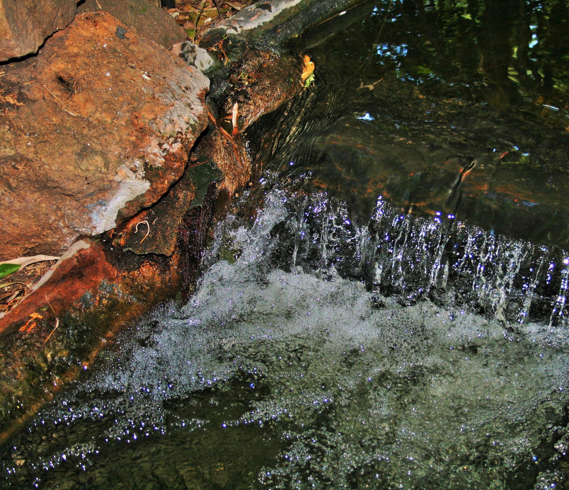 water stream falling free photo