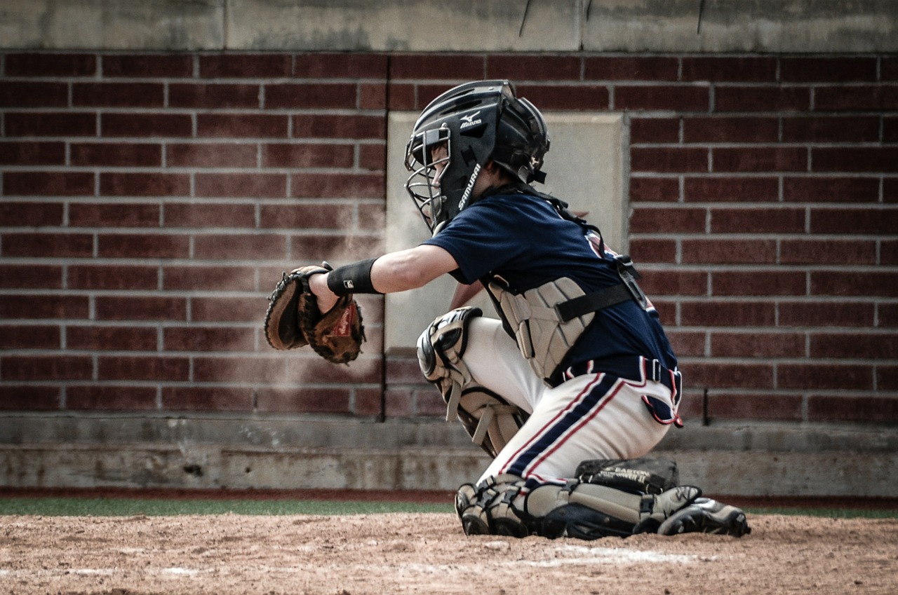 catcher baseball youth free photo