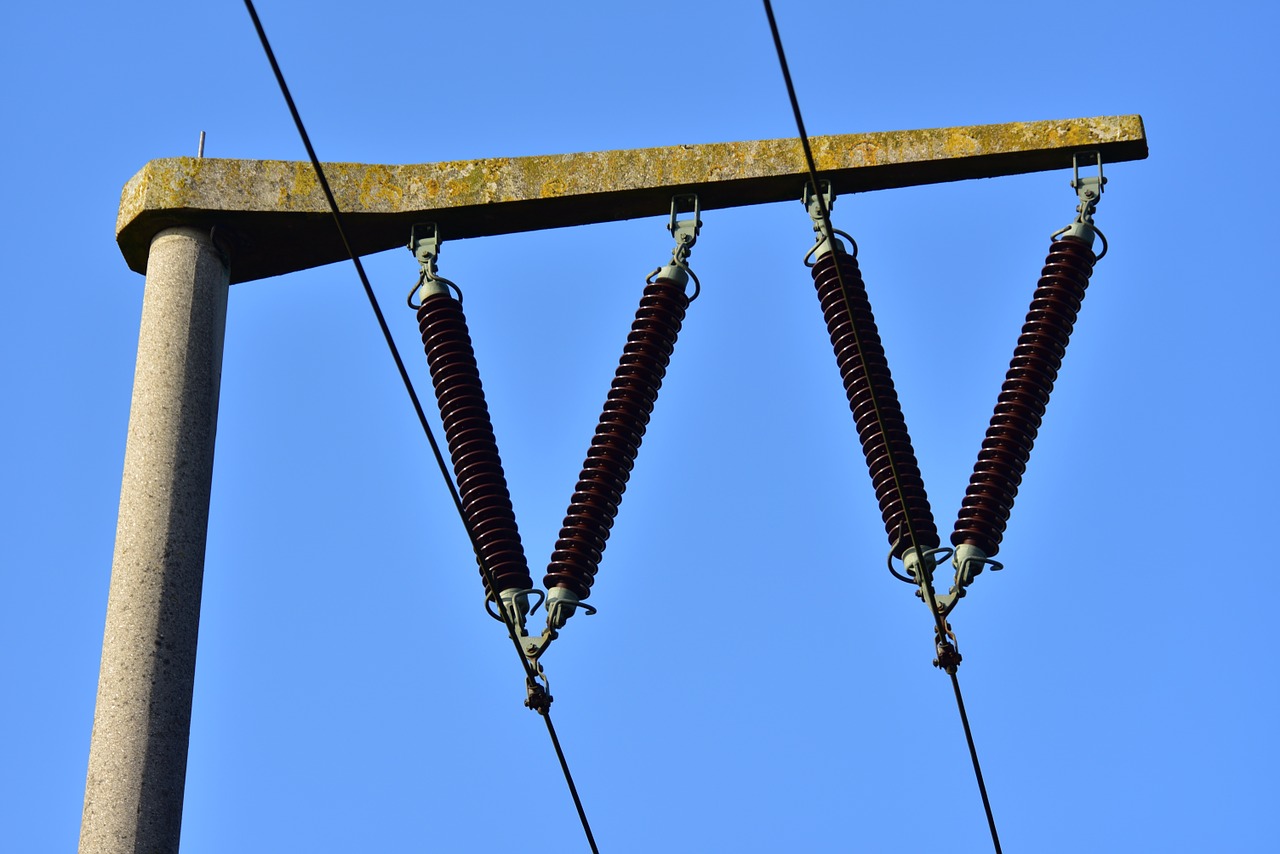 catenary current power line free photo