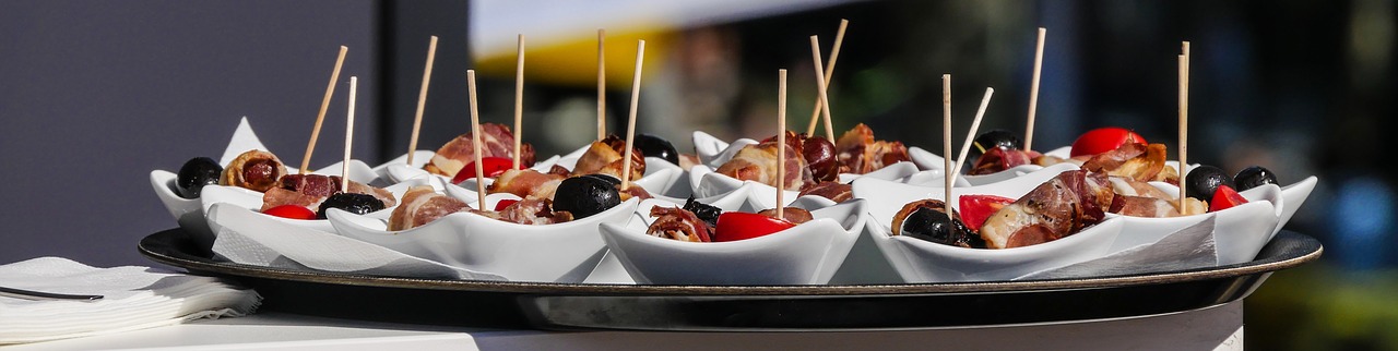 catering finger food bacon free photo
