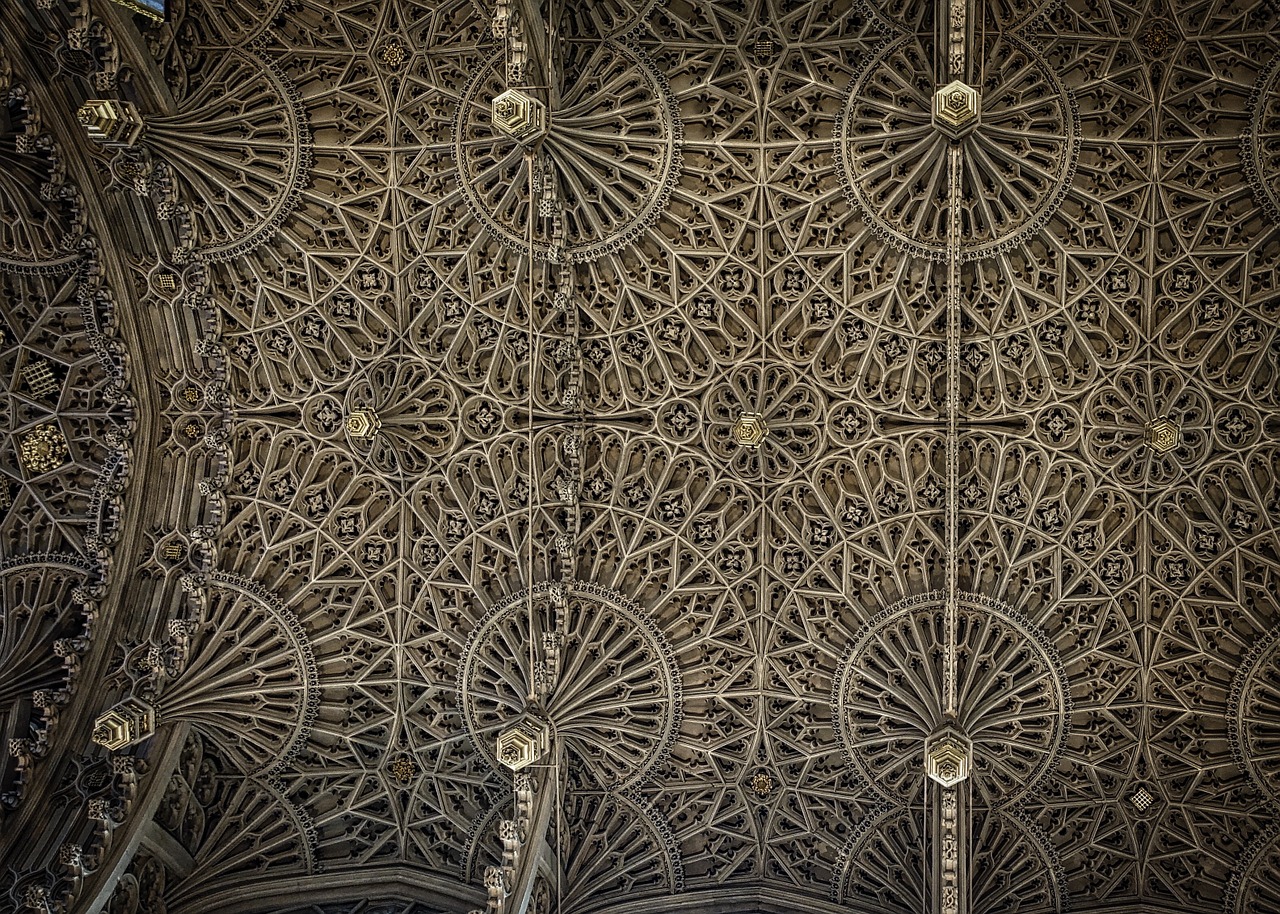 cathedral ceiling westminster abbey free photo