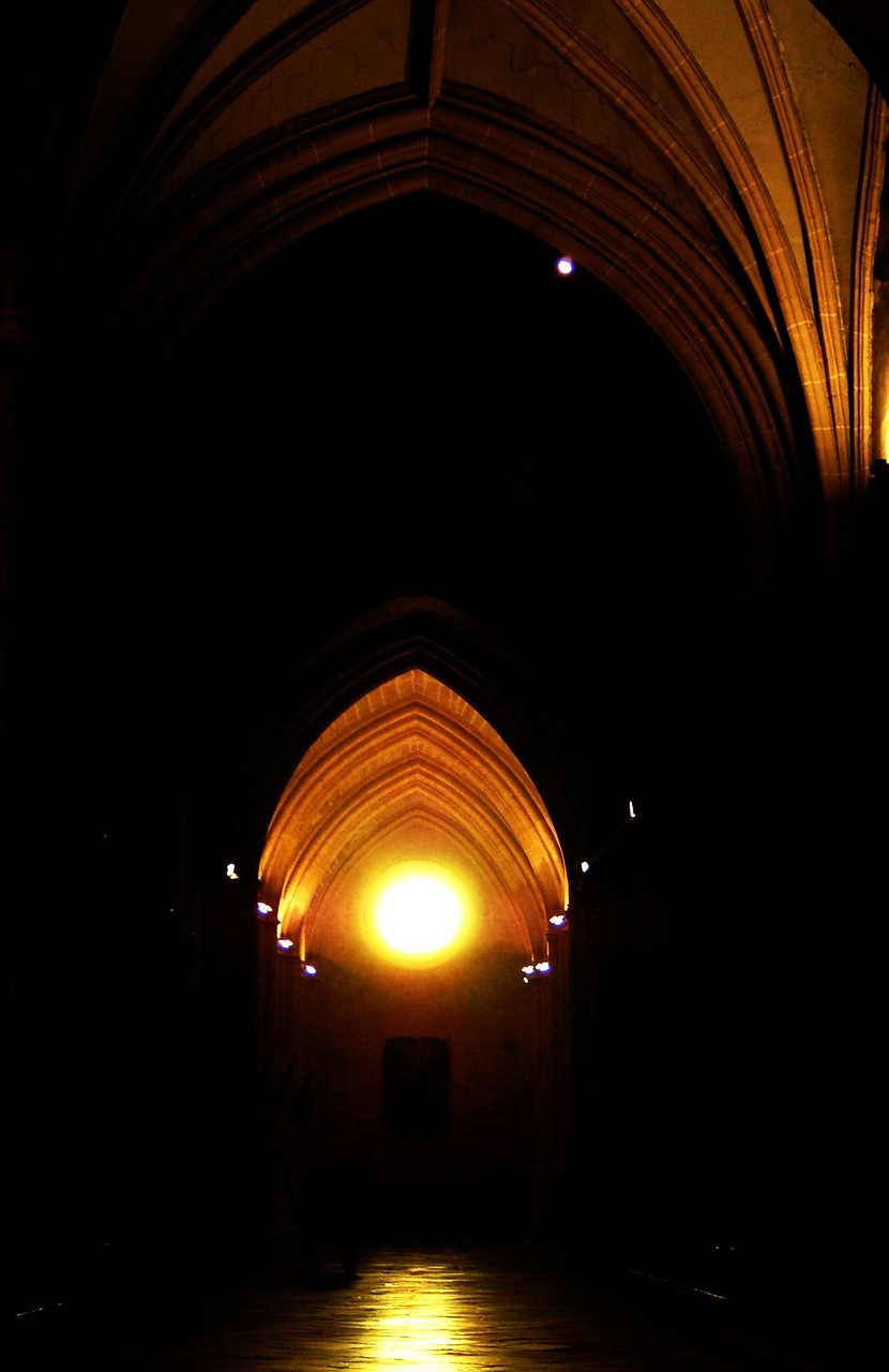cathedral palencia arcades free photo