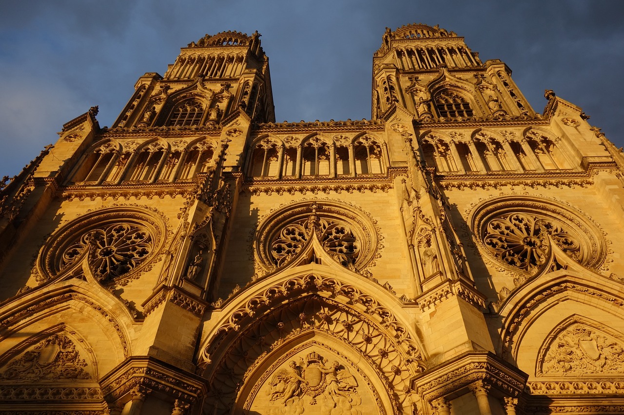 cathedral orleans france free photo