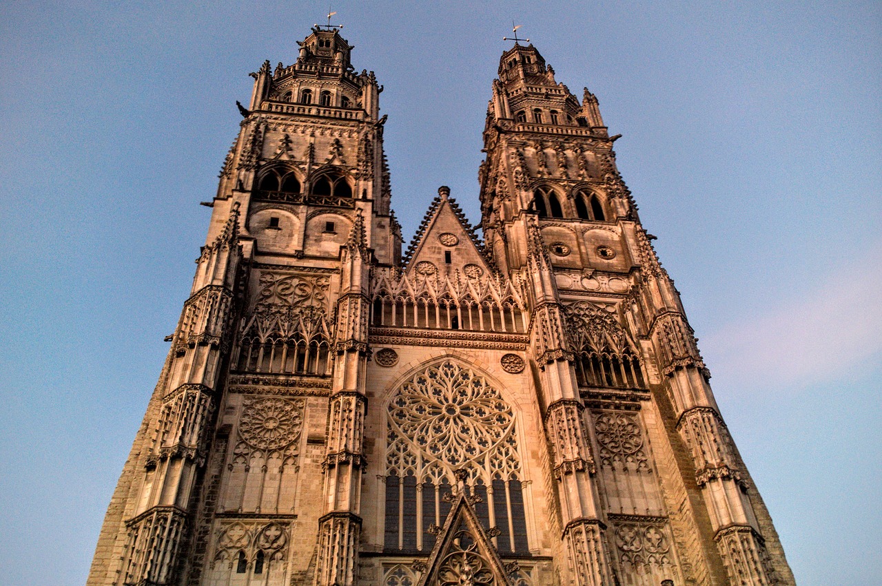 cathedral tours france free photo