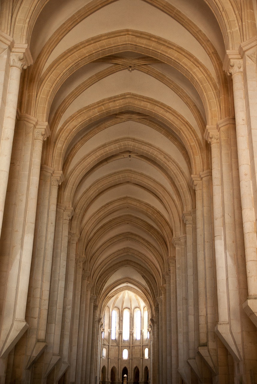 cathedral gothic pillars free photo