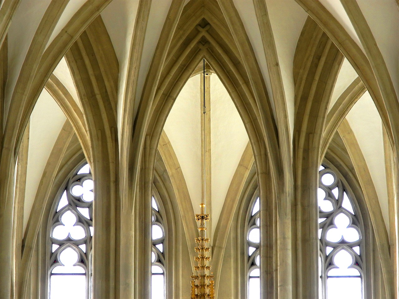 cathedral vault gothic free photo