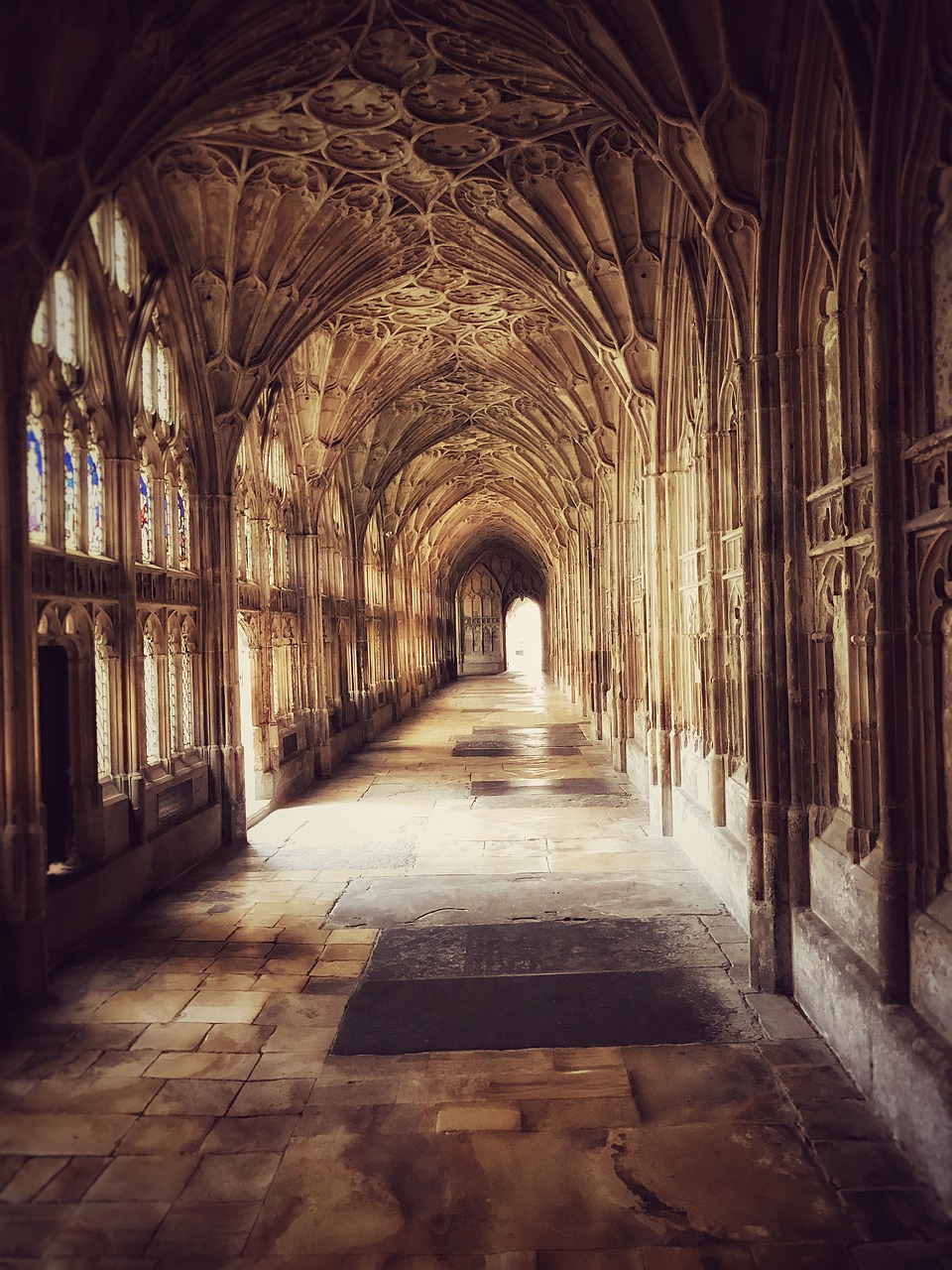 cathedral cloisters harry potter free photo