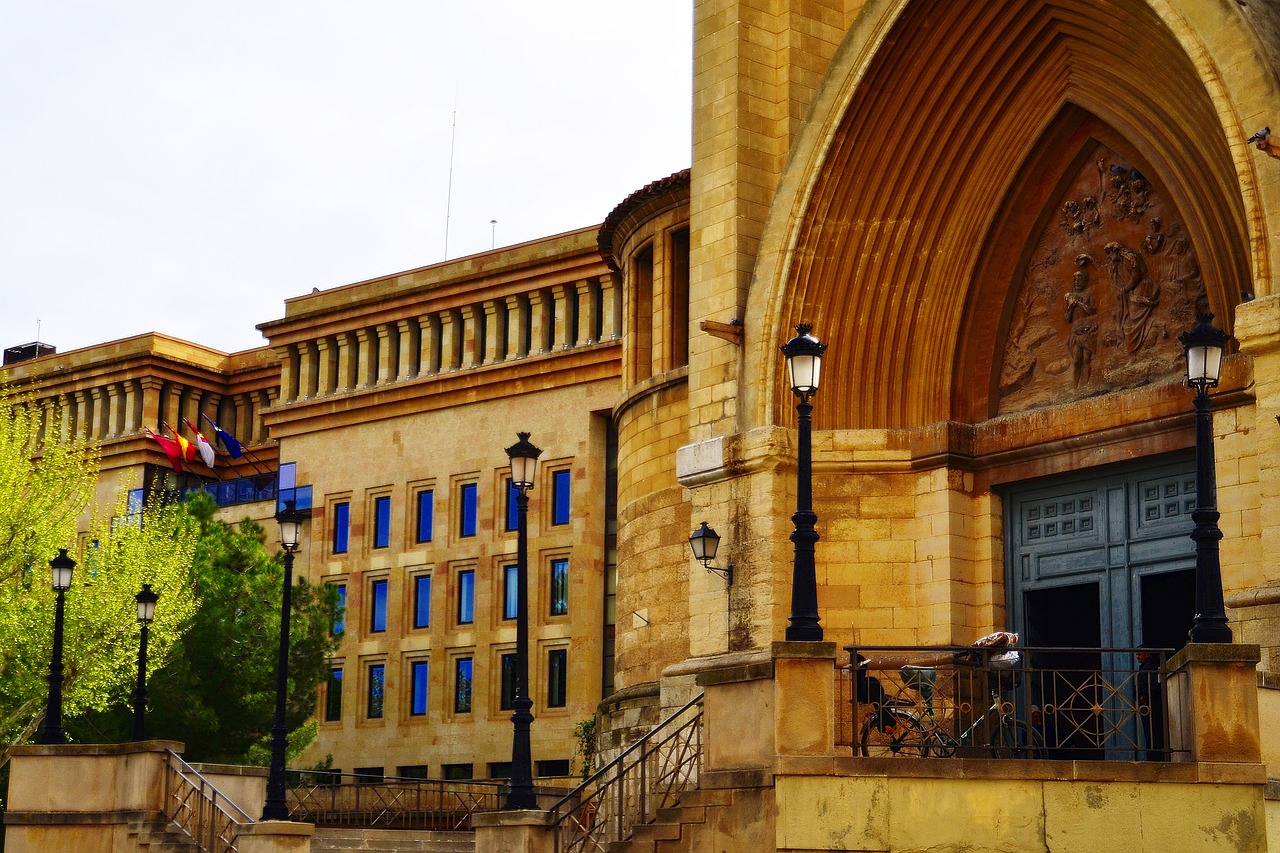 cathedral city hall albacete free photo