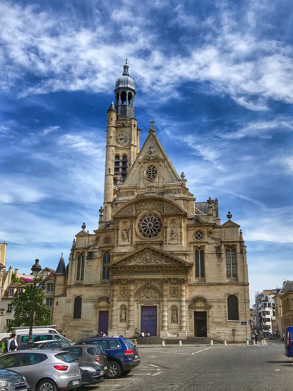 cathedral church paris free photo