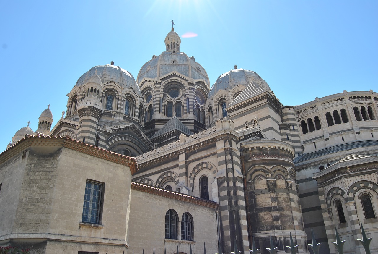 cathedral marseille art free photo