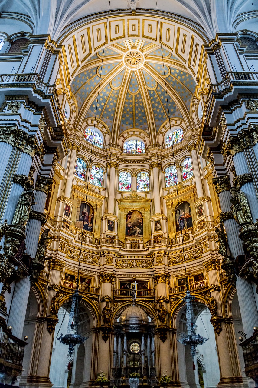 cathedral granada architecture free photo