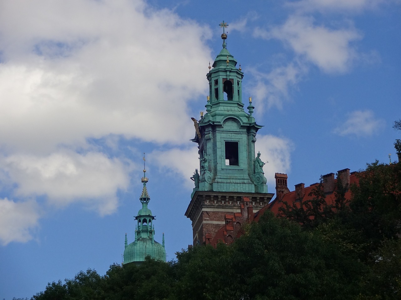 cathedral krakow cloud free photo