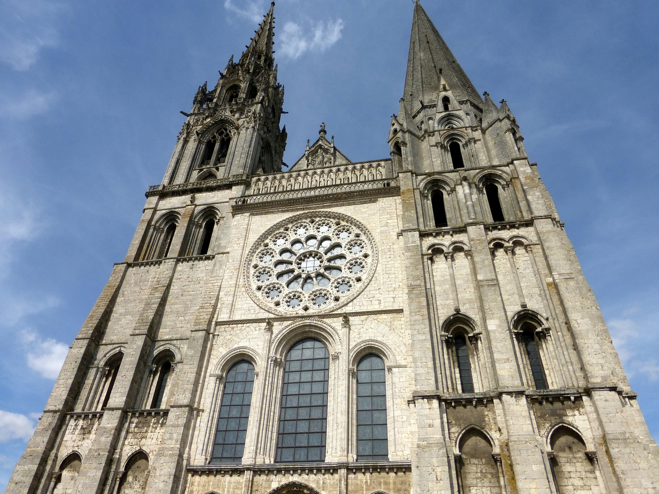 cathedral chartres monument free photo