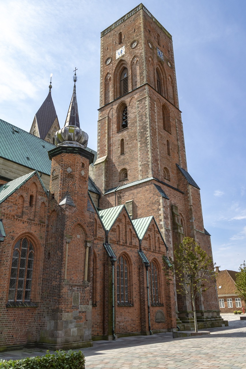 cathedral  ribe  church tower free photo