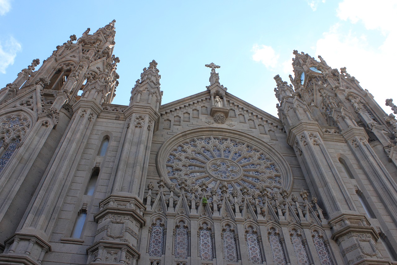 cathedral  arucas  gran canaria free photo