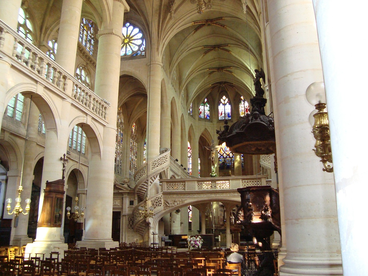 cathedral paris france free photo