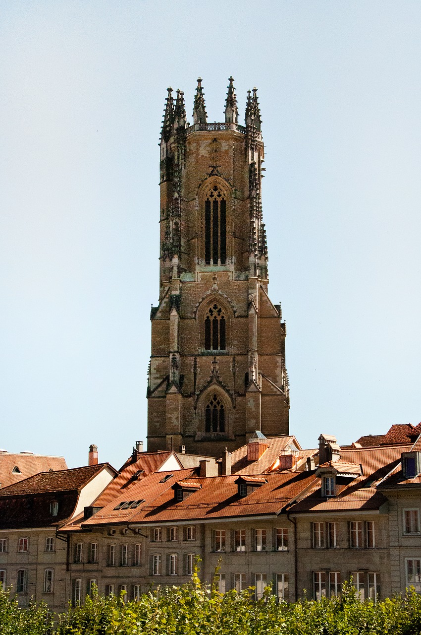 cathedral  freiburg  fribourg free photo