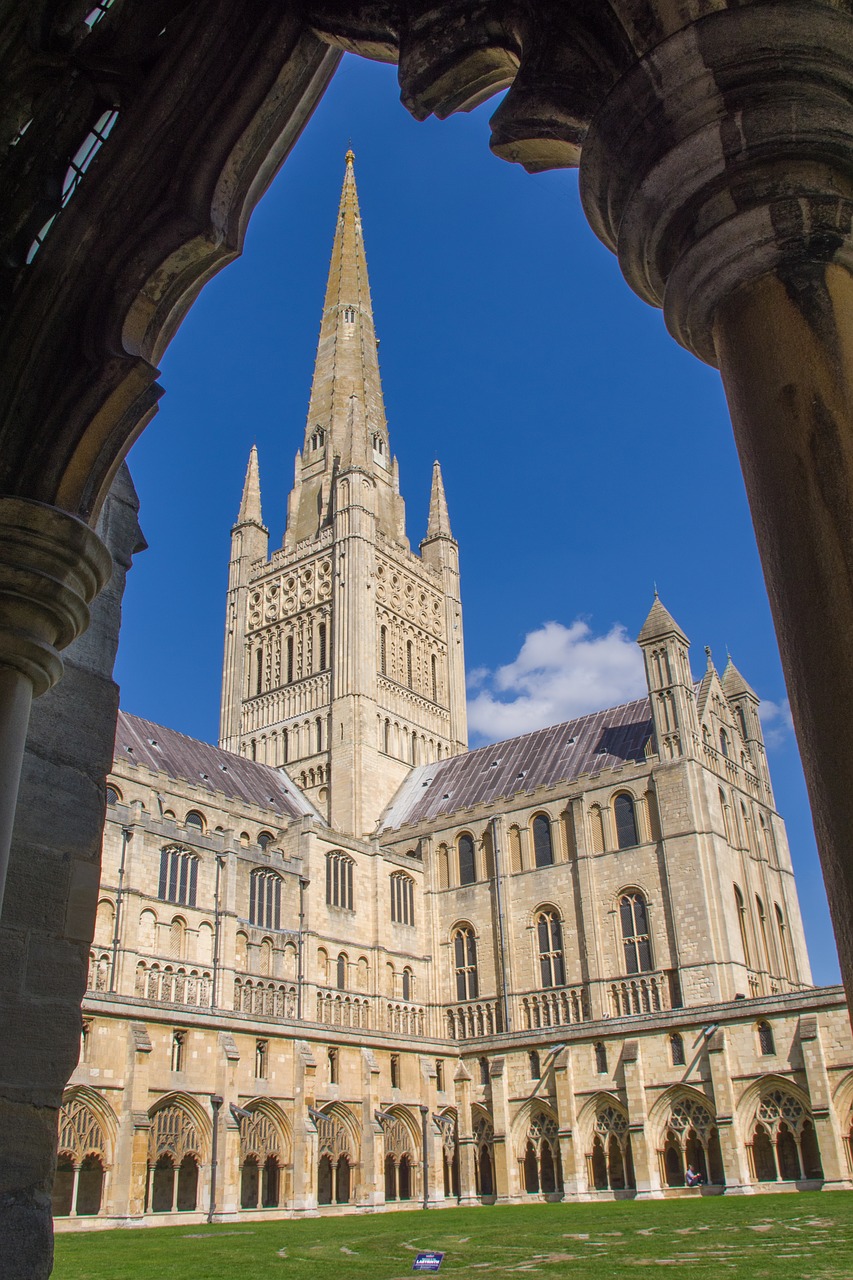 cathedral  norwich  tower free photo