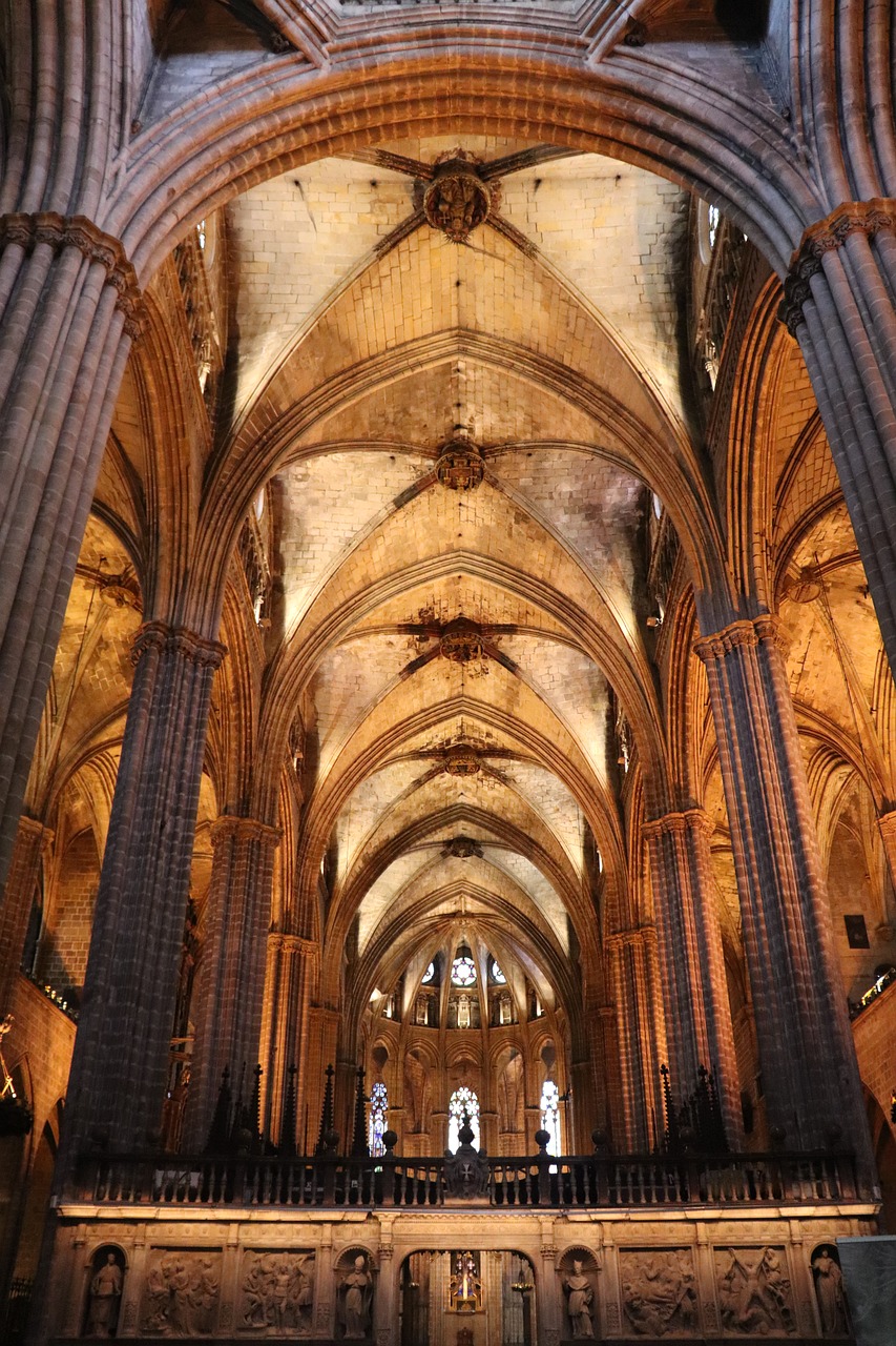 cathedral  interior  gothic free photo