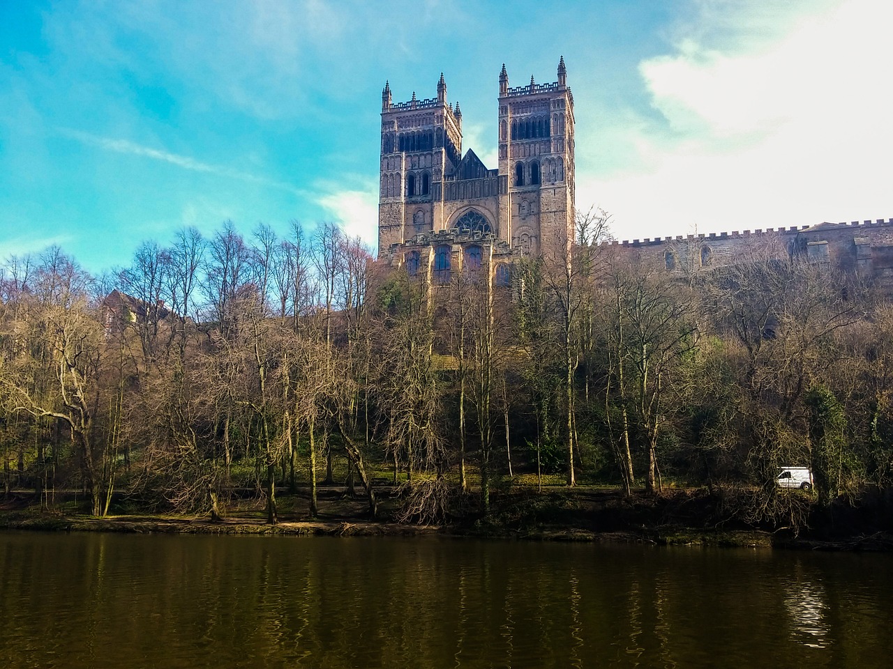 cathedral river landmark free photo