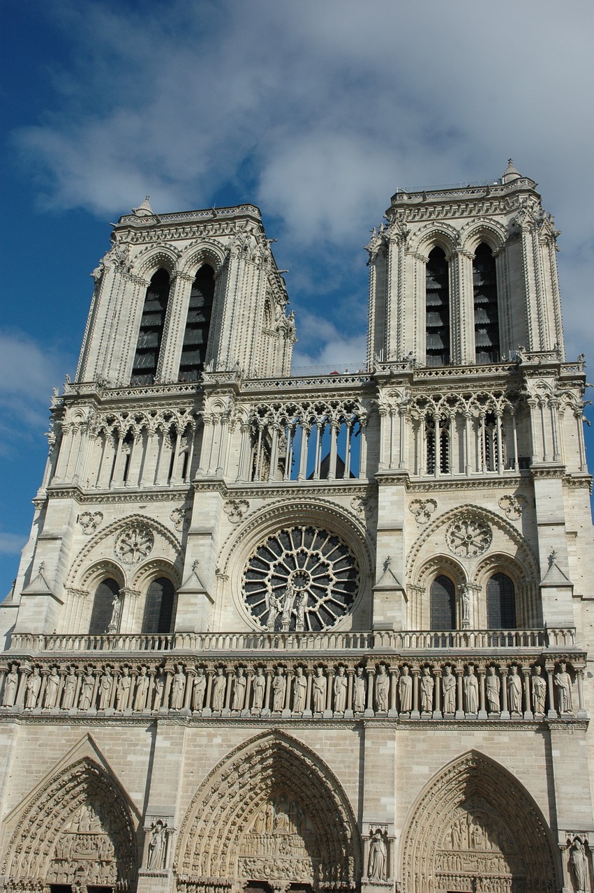 cathedral the façade of the tourism free photo