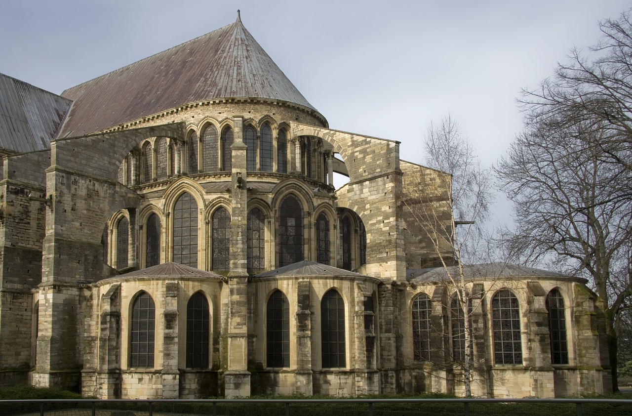 cathedral st remi france free photo