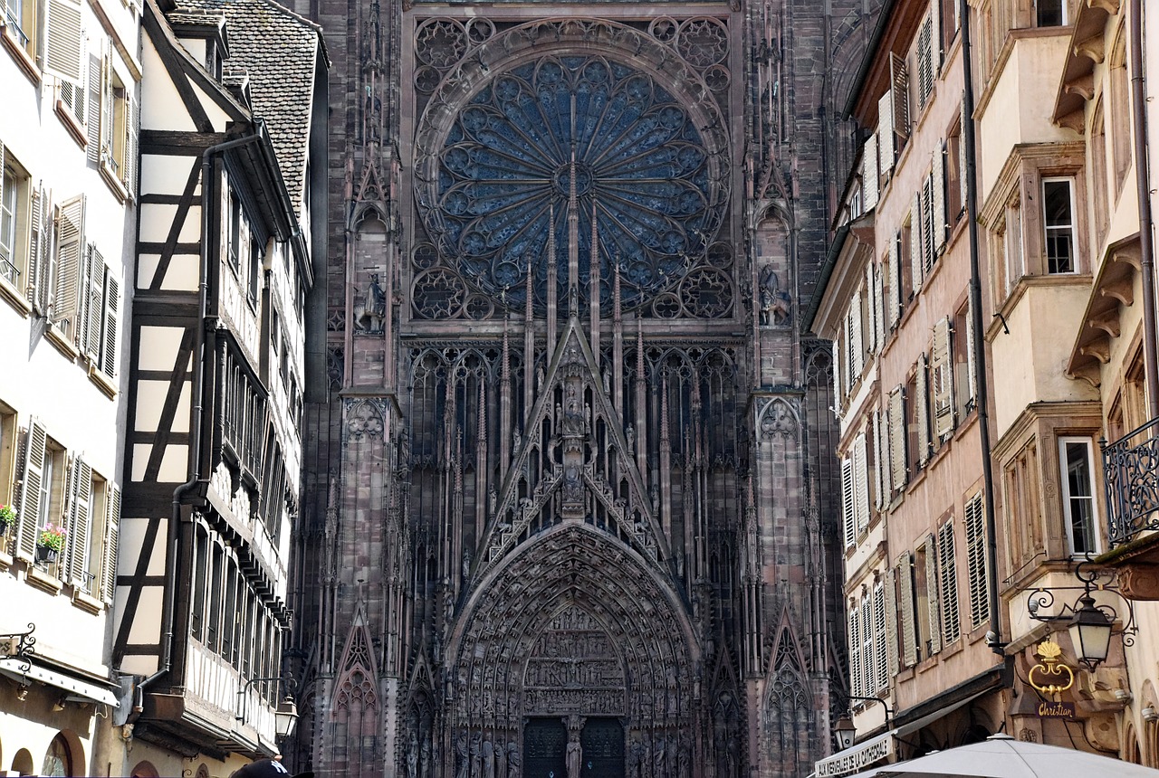 cathedral strasbourg alsace free photo