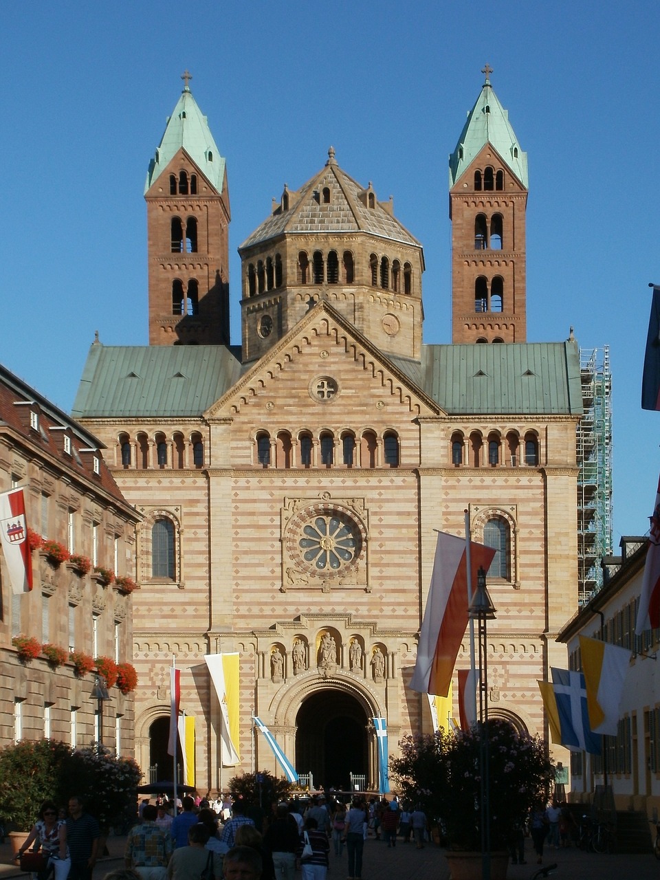 cathedral speyer facade free photo