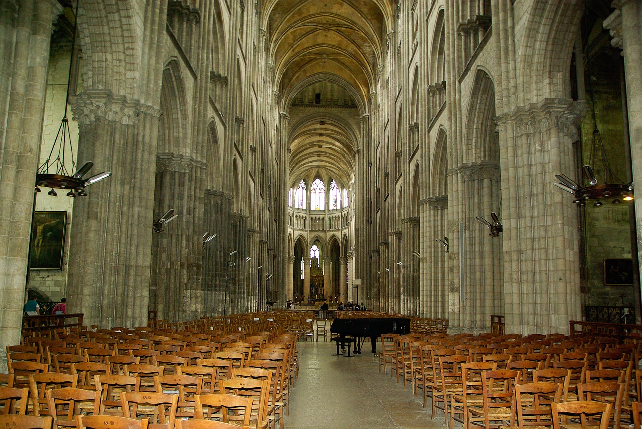 cathedral rouen normandy free photo