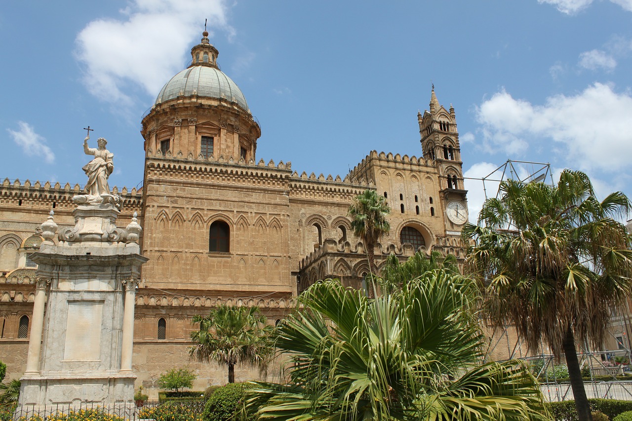 cathedral of palermo sicily italy free photo