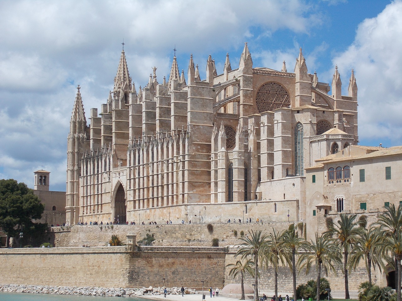 cathedral of saint mary palma mallorca free photo