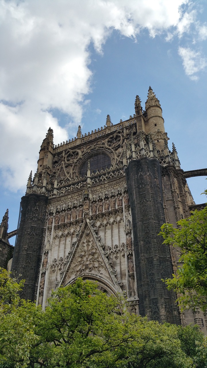 cathedral of saint mary of the see seville cathedral seville free photo