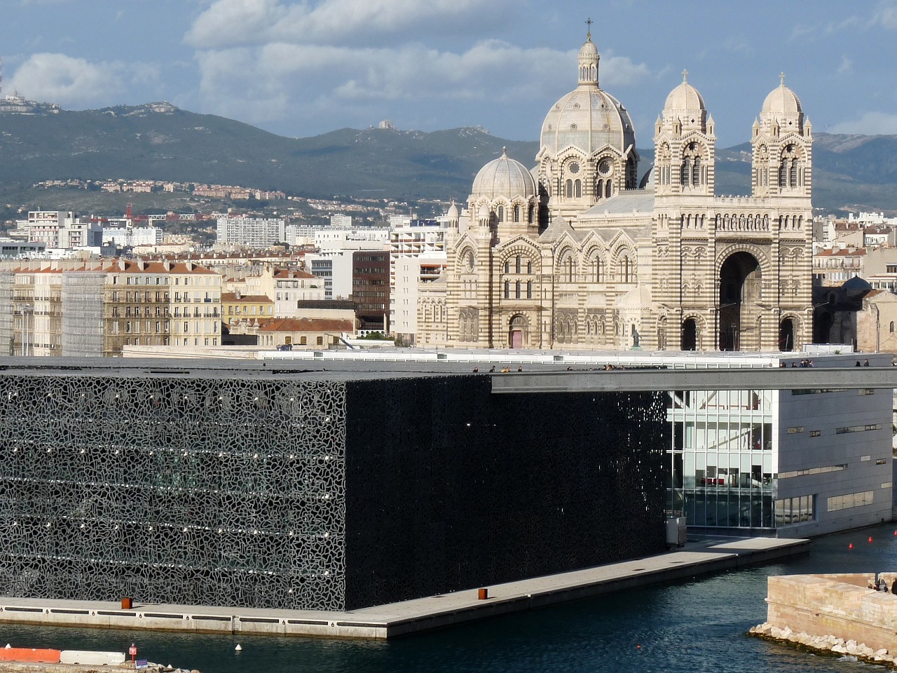 cathedral of the major marseille mucem free photo