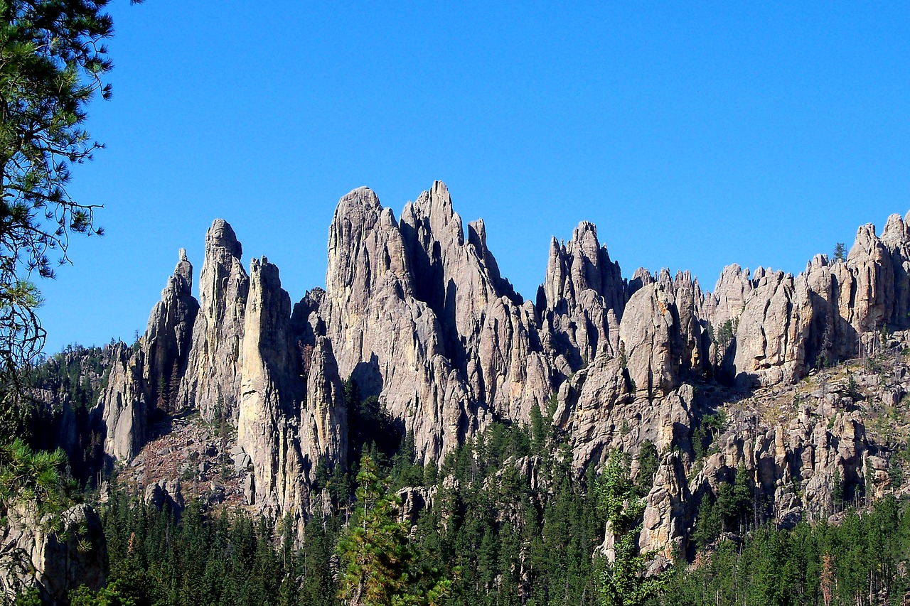 cathedral rock rock formation free photo