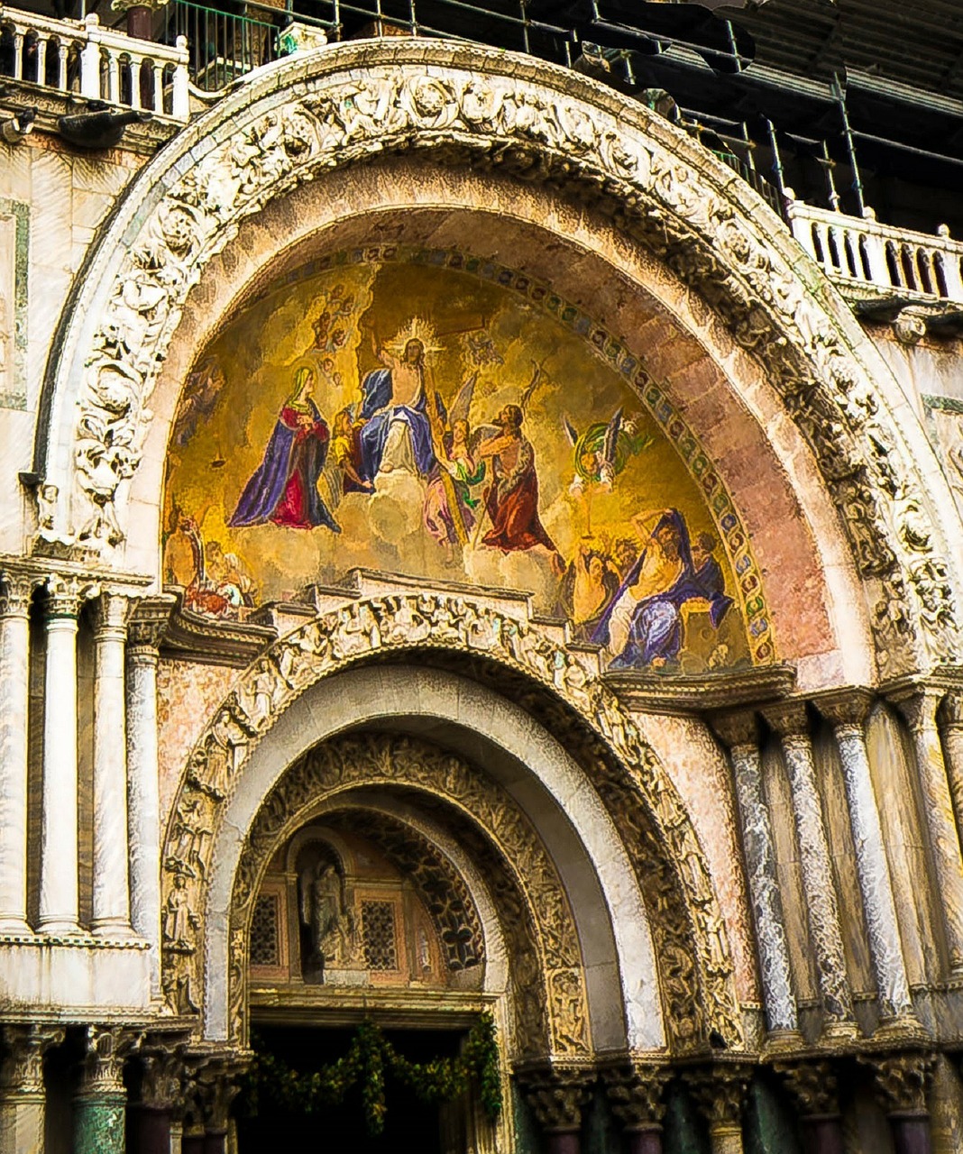 cathedral san marco door venice free photo