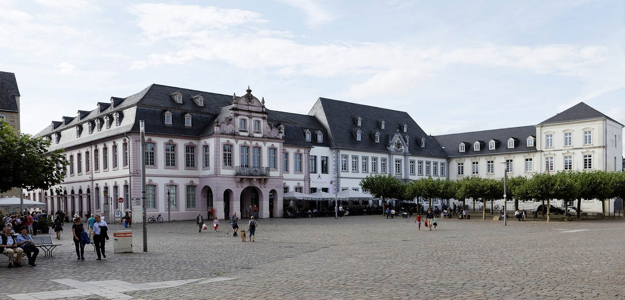 cathedral square trier panorama free photo