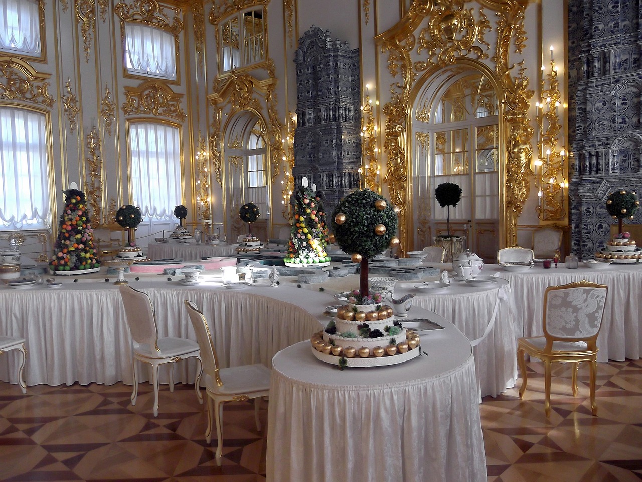 catherine's palace rooms splendor free photo