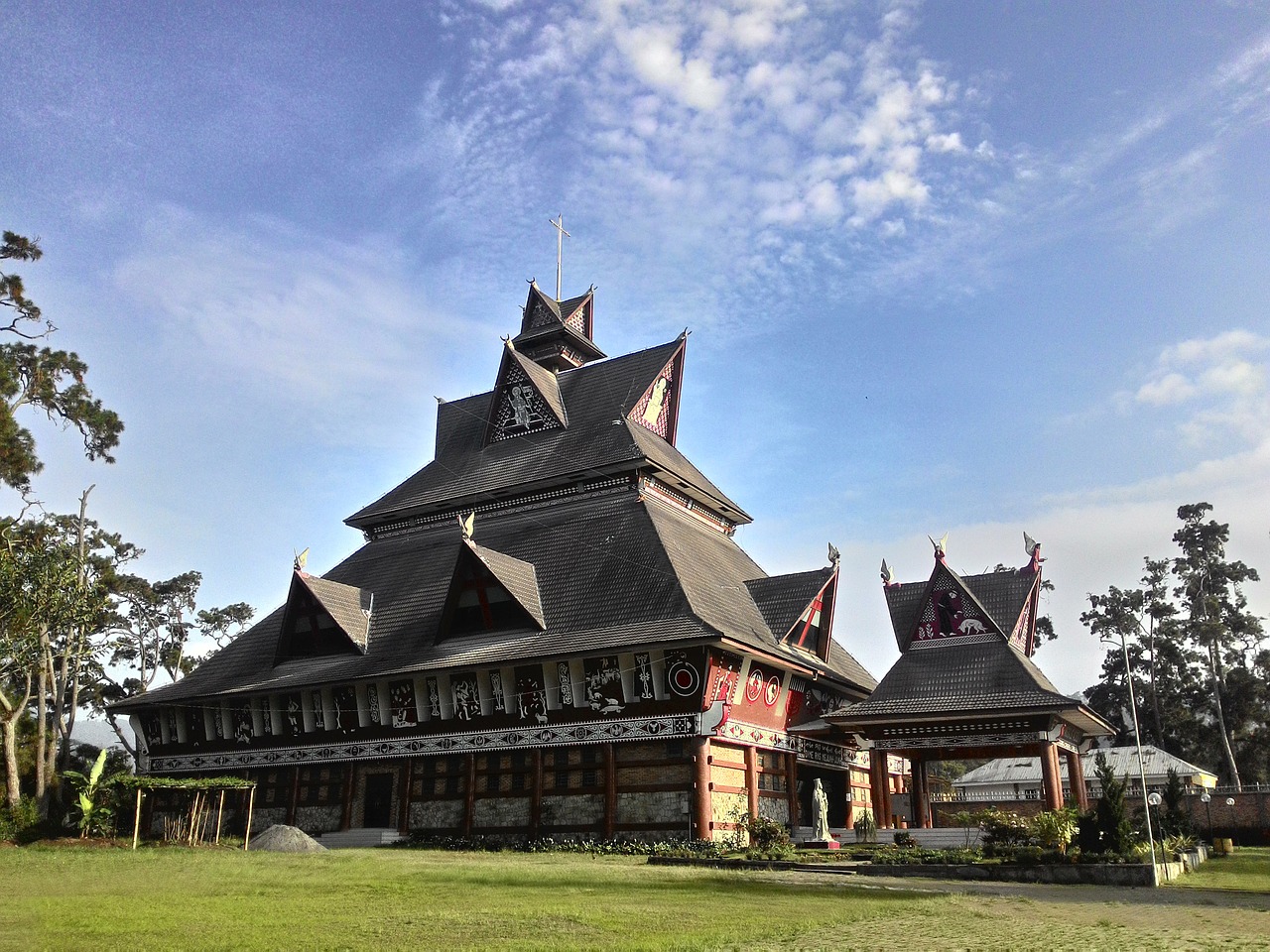 north sumatra shrine catholic church free photo