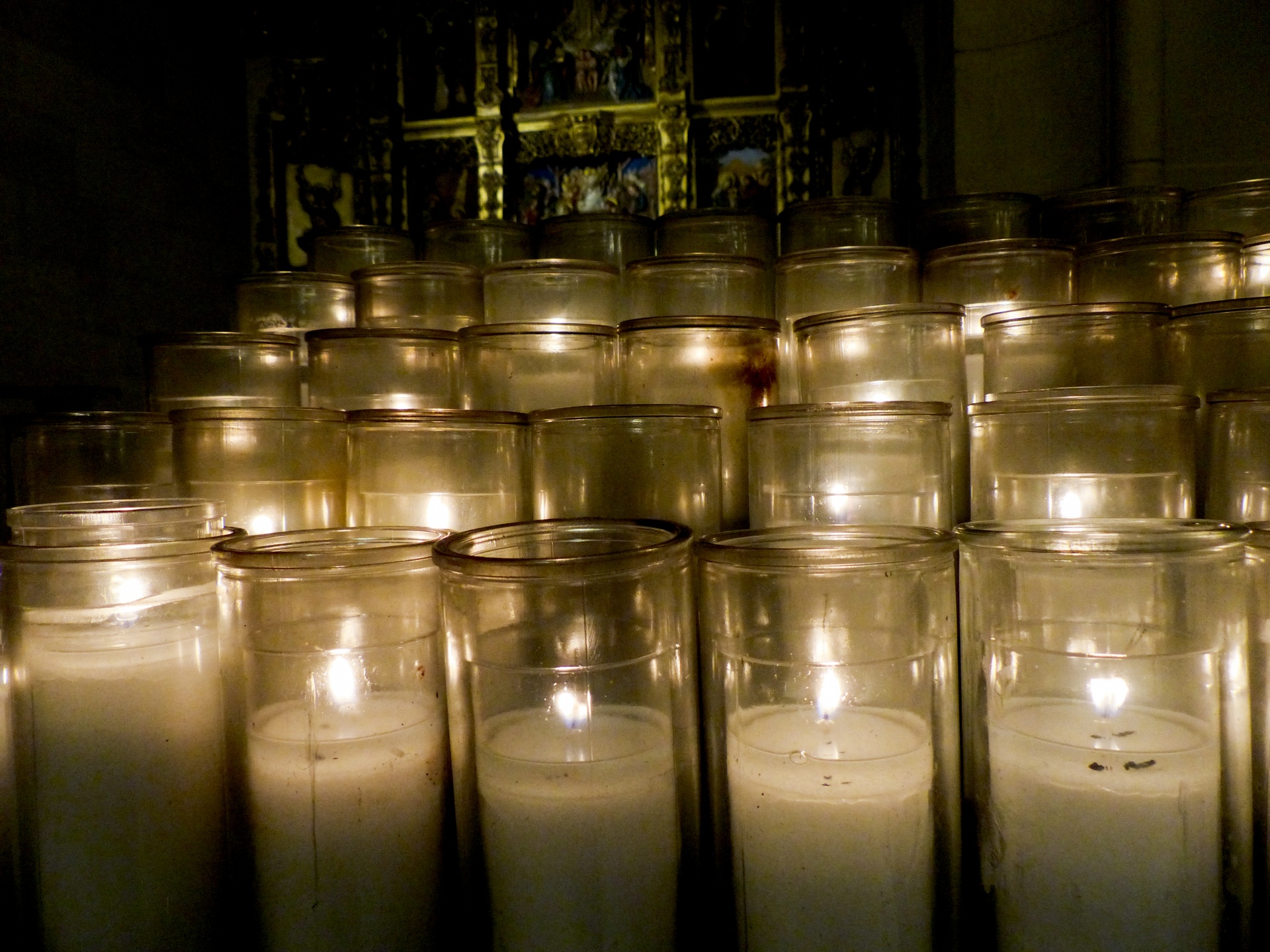 catholic church candles prayer healing free photo