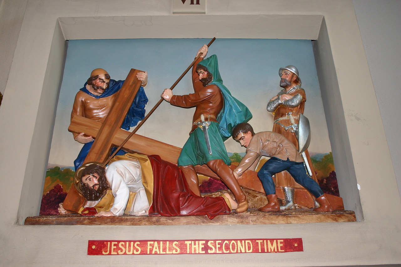 catholic station church diorama christ free photo