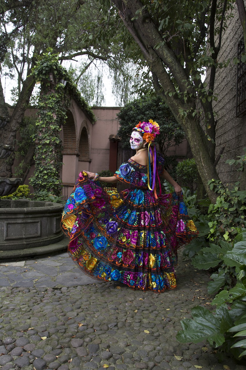 catrina dress mexico free photo