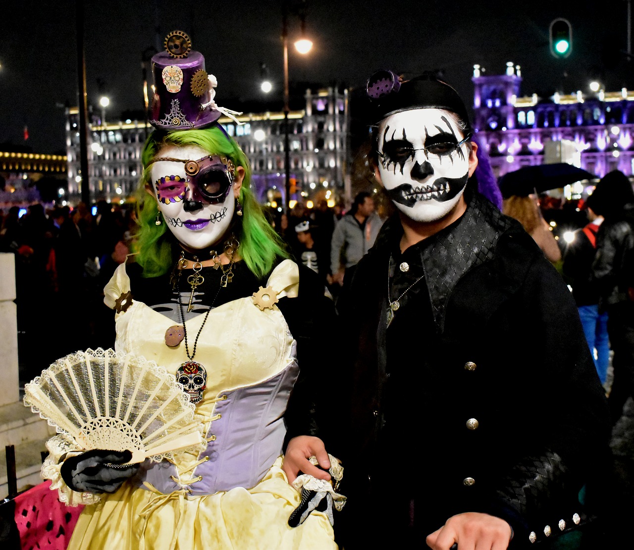 catrina  day of the dead  costume free photo