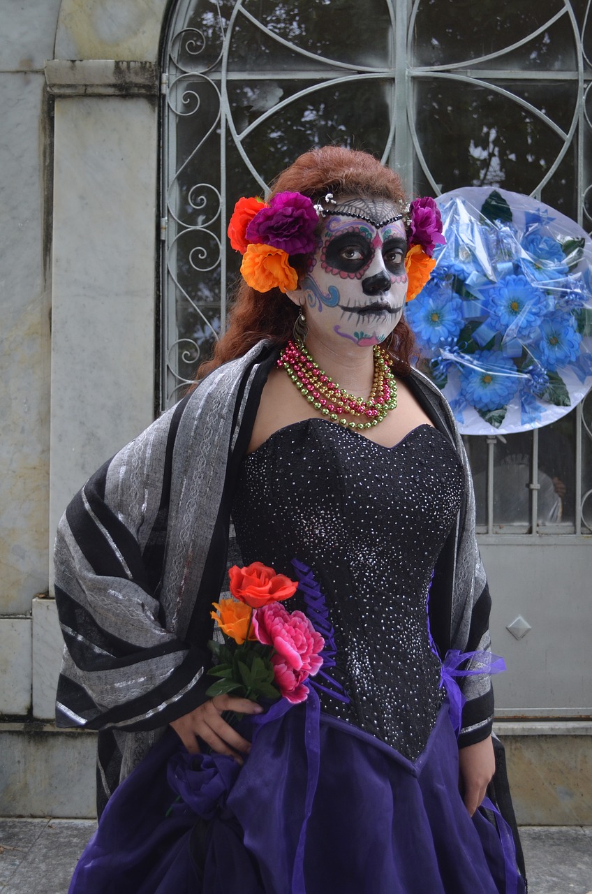 catrina mexico popular festivals free photo