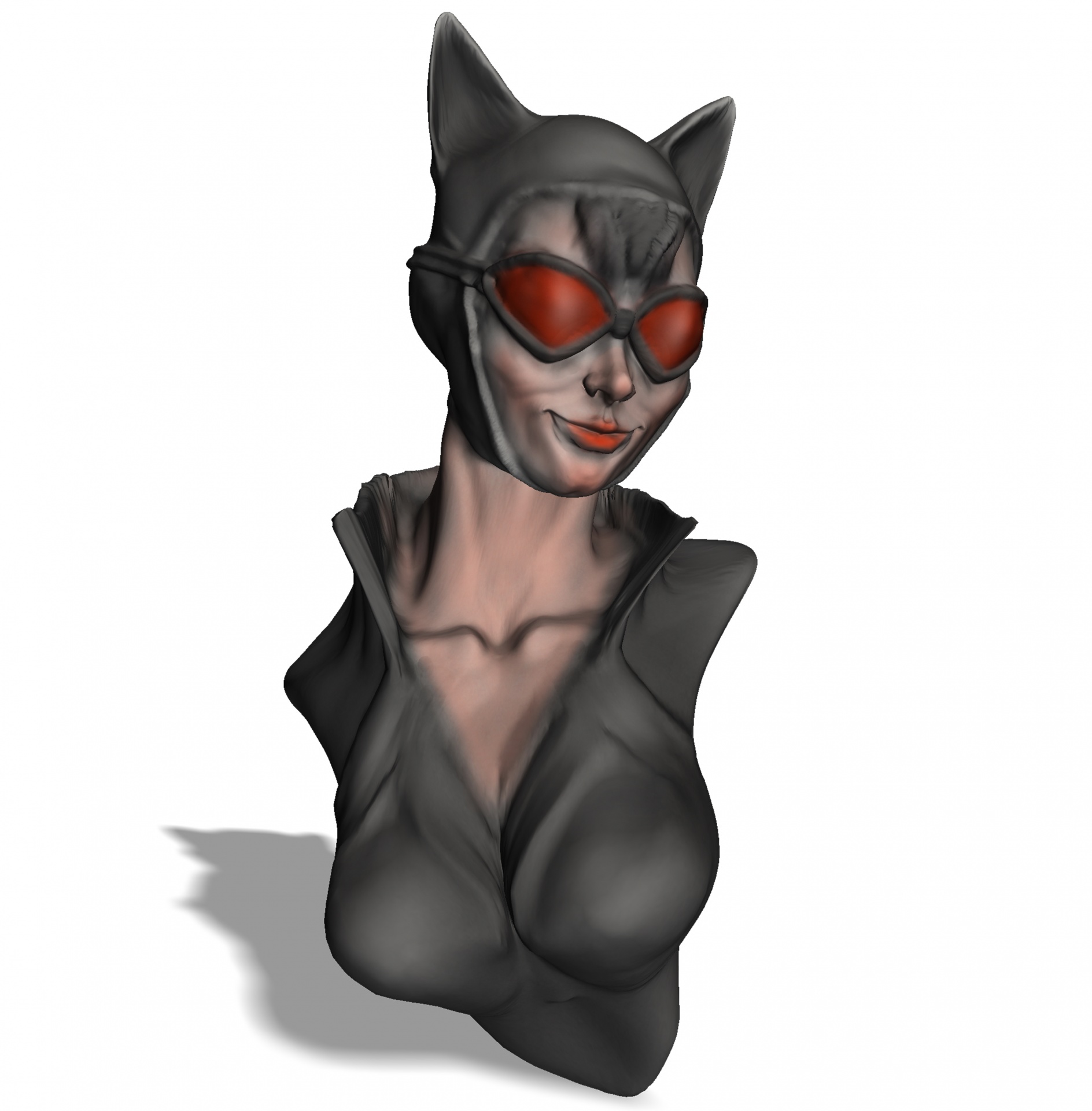 catwoman drawing 3d free photo