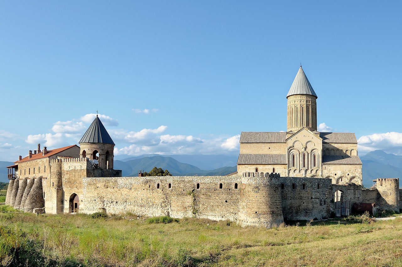 caucasus georgia the monastery of alaverdi free photo