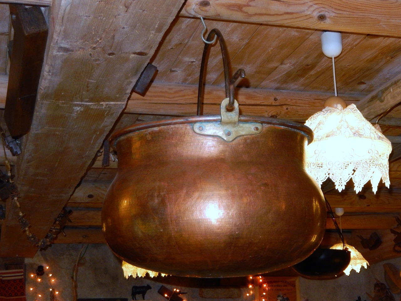 cauldron copper former free photo